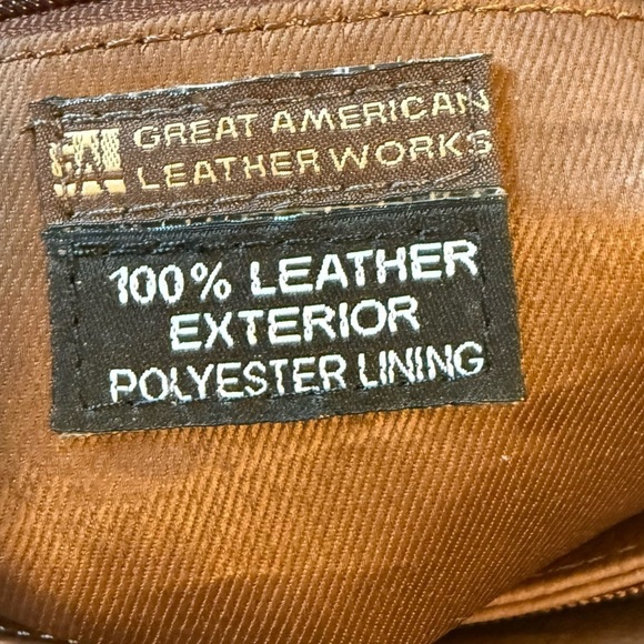 Great American Leather Works Brown Leather Shoulder Bag - Picture 12 of 12